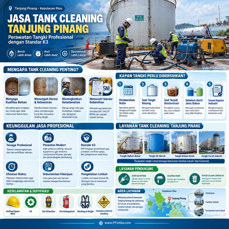 Infografis Jasa Tank Cleaning Tanjung Pinang